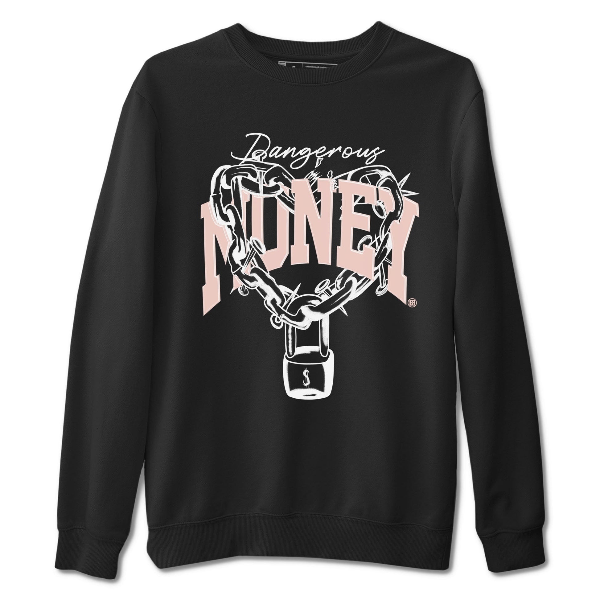 11s Legend Pink shirt to match jordans Dangerous Money sneaker tees Air Jordan 11 Legend Pink SNRT Sneaker Release Tees unisex cotton Black 2 crew neck shirt