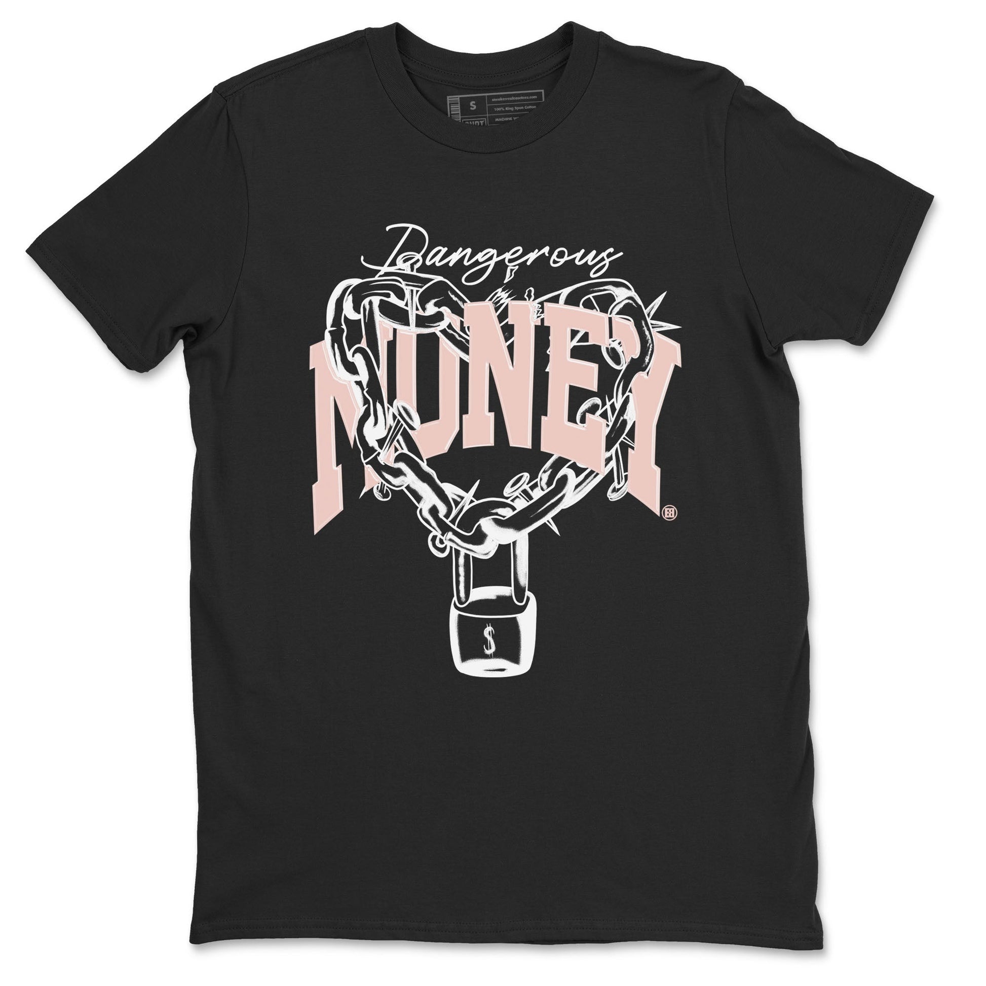 11s Legend Pink shirt to match jordans Dangerous Money sneaker tees Air Jordan 11 Legend Pink SNRT Sneaker Release Tees unisex cotton Black 2 crew neck shirt