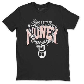 11s Legend Pink shirt to match jordans Dangerous Money sneaker tees Air Jordan 11 Legend Pink SNRT Sneaker Release Tees unisex cotton Black 2 crew neck shirt