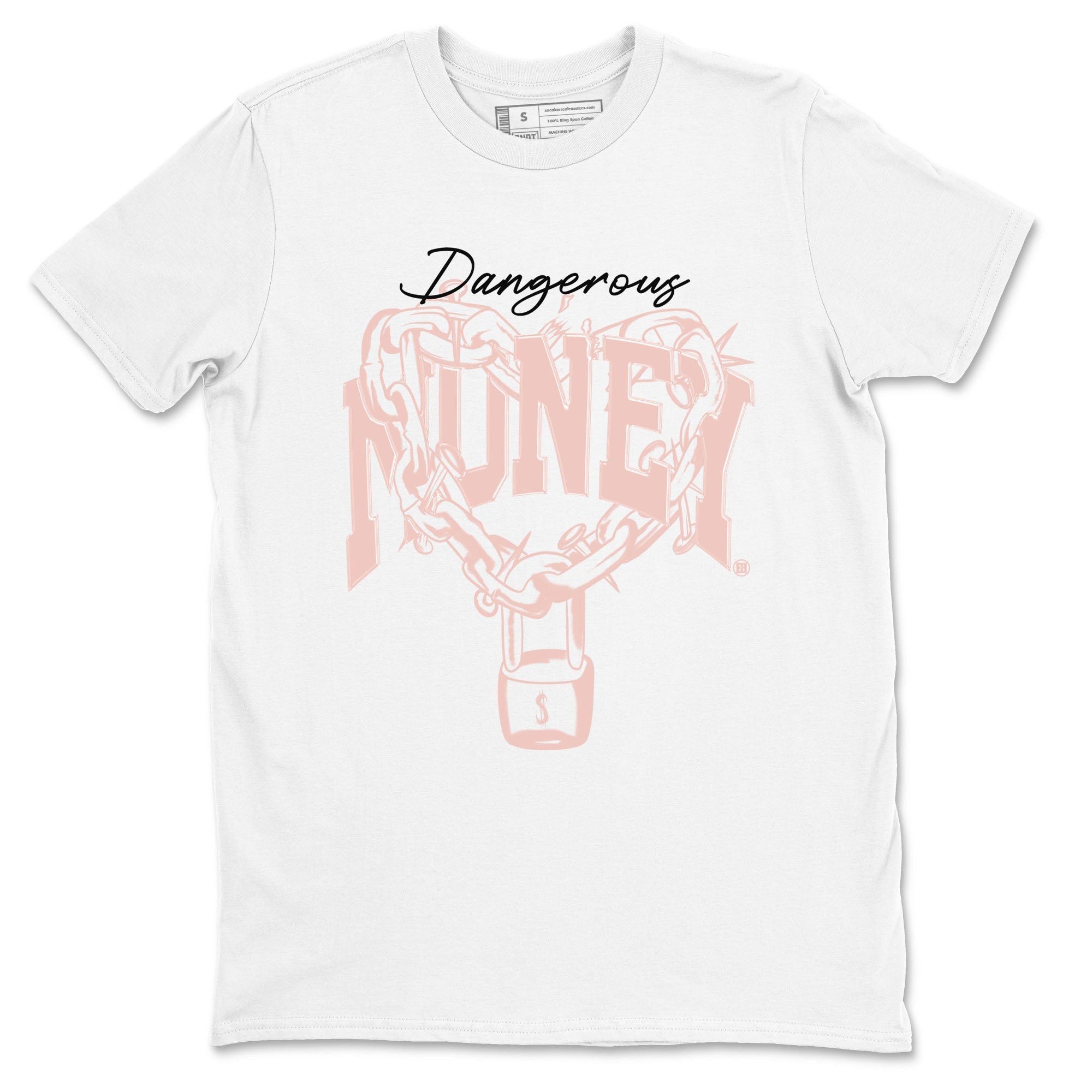 11s Legend Pink shirt to match jordans Dangerous Money sneaker tees Air Jordan 11 Legend Pink SNRT Sneaker Release Tees unisex cotton White 2 crew neck shirt