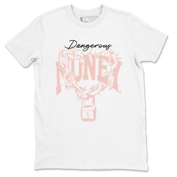 11s Legend Pink shirt to match jordans Dangerous Money sneaker tees Air Jordan 11 Legend Pink SNRT Sneaker Release Tees unisex cotton White 2 crew neck shirt