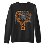 3s Georgia Peach shirt to match jordans Dangerous Money sneaker tees Air Jordan 3 Retro Georgia Peach SNRT Sneaker Release Tees unisex cotton Black 2 crew neck shirt