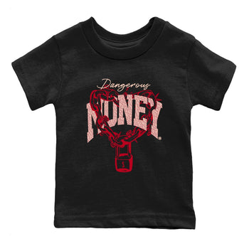 3s Valentines Day shirts to match jordans Dangerous Money best t shirts to wear with jordans Air Jordan 3 Valentines Day match shoes to clothes SNRT Sneaker Tees Youth Baby Black 2 tee