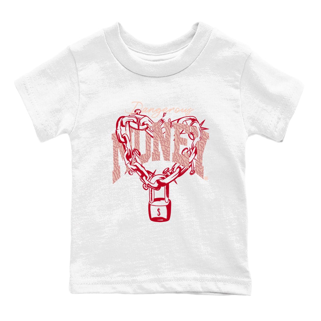 3s Valentines Day shirts to match jordans Dangerous Money best t shirts to wear with jordans Air Jordan 3 Valentines Day match shoes to clothes SNRT Sneaker Tees Youth Baby White 2 tee