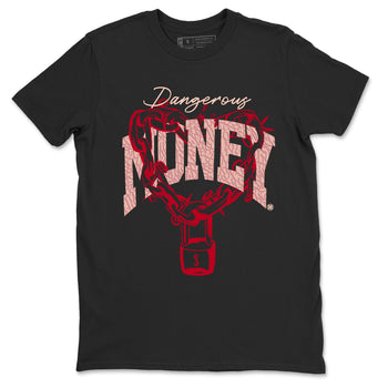 3s Valentines Day shirts to match jordans Dangerous Money best t shirts to wear with jordans Air Jordan 3 Valentines Day match shoes to clothes SNRT Sneaker Tees unisex cotton Black 2 shirts