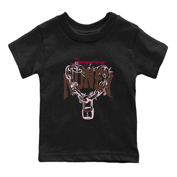 Dunk Cacao Wow And Pink Foam shirts to match jordans Dangerous Money sneaker match tees Dunk Cacao Wow And Pink Foam SNRT Sneaker Tees streetwear brand Baby and Youth Black 2 cotton tee