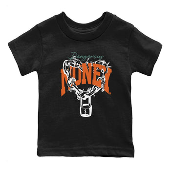 Dunk Low Ceramic shirts to match jordans Dangerous Money sneaker match tees Dunk Ceramic match shoes to clothes SNRT Sneaker Tees Youth Baby Black 2 tee
