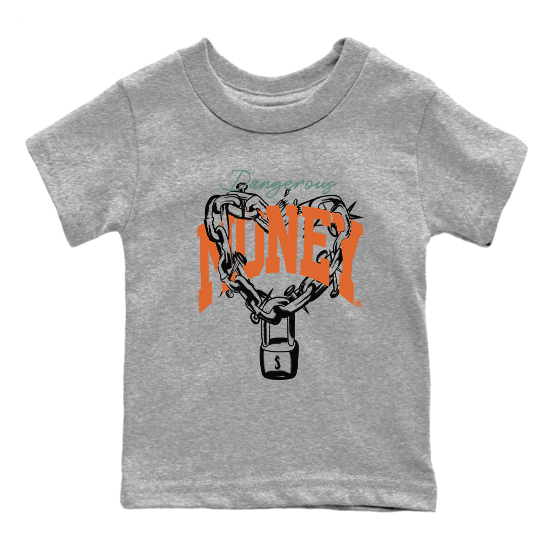 Dunk Low Ceramic shirts to match jordans Dangerous Money sneaker match tees Dunk Ceramic match shoes to clothes SNRT Sneaker Tees Youth Baby Heather Grey 2 tee