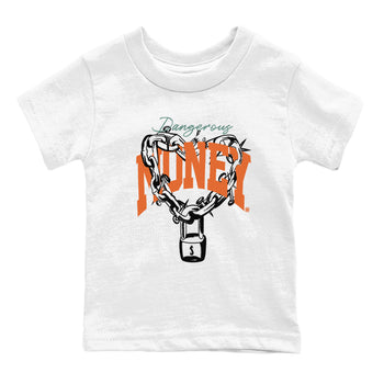 Dunk Low Ceramic shirts to match jordans Dangerous Money sneaker match tees Dunk Ceramic match shoes to clothes SNRT Sneaker Tees Youth Baby White 2 tee