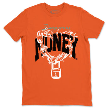 Dunk Low Ceramic shirts to match jordans Dangerous Money sneaker match tees Dunk Ceramic match shoes to clothes SNRT Sneaker Tees unisex cotton Orange 2 shirts