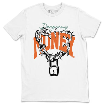 Dunk Low Ceramic shirts to match jordans Dangerous Money sneaker match tees Dunk Ceramic match shoes to clothes SNRT Sneaker Tees unisex cotton White 2 shirts