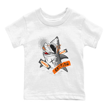 3s Georgia Peach shirt to match jordans Dangerous Shark sneaker tees Air Jordan 3 Georgia Peach SNRT sneaker release tees baby toddler White 2 cotton Shirt