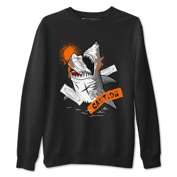 3s Georgia Peach shirt to match jordans Dangerous Shark sneaker tees Air Jordan 3 Georgia Peach SNRT Sneaker Release Tees unisex cotton Black 2 crew neck shirt