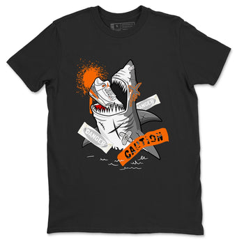 3s Georgia Peach shirt to match jordans Dangerous Shark sneaker tees Air Jordan 3 Georgia Peach SNRT Sneaker Release Tees unisex cotton Black 2 crew neck shirt