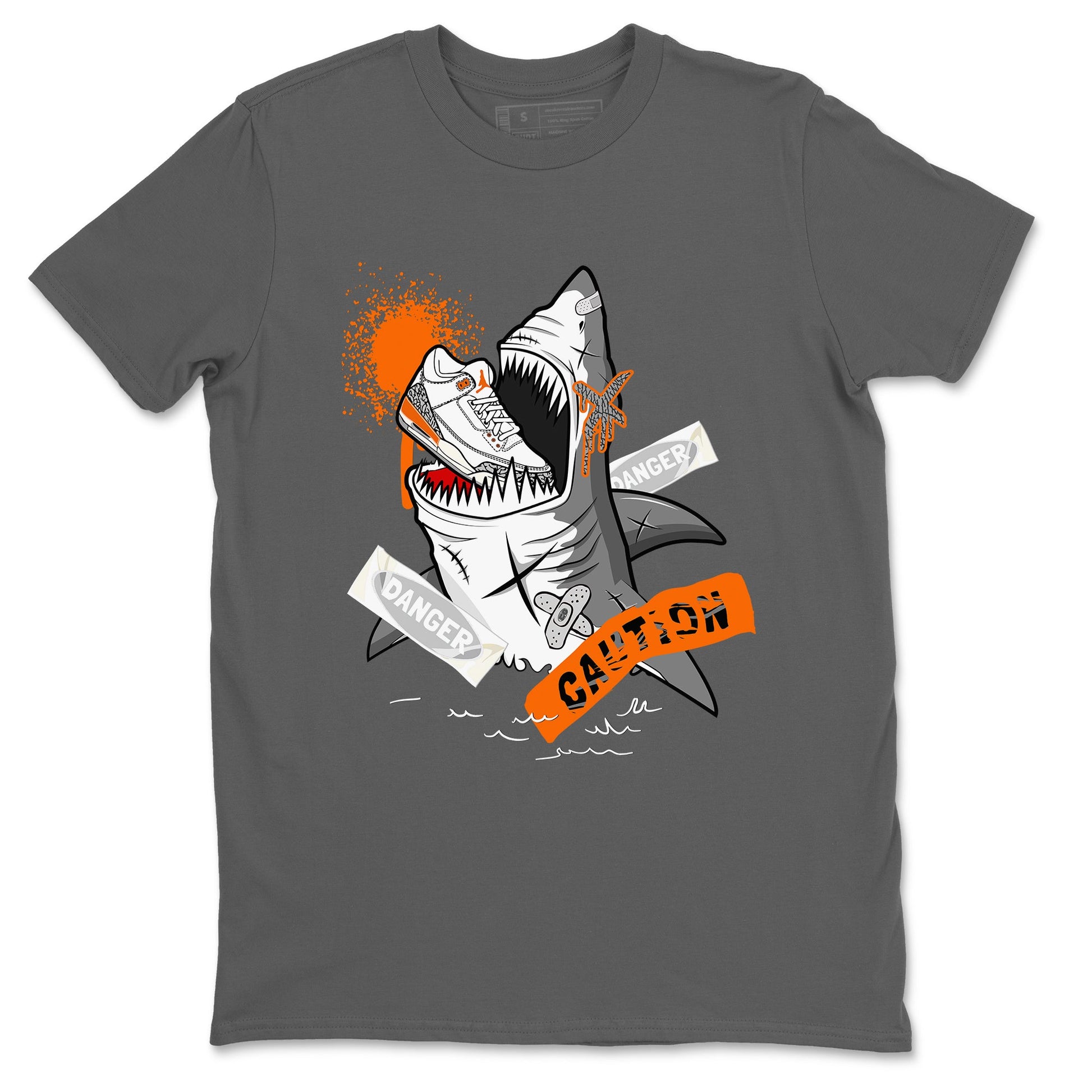 3s Georgia Peach shirt to match jordans Dangerous Shark sneaker tees Air Jordan 3 Georgia Peach SNRT Sneaker Release Tees unisex cotton Cool Grey 2 crew neck shirt