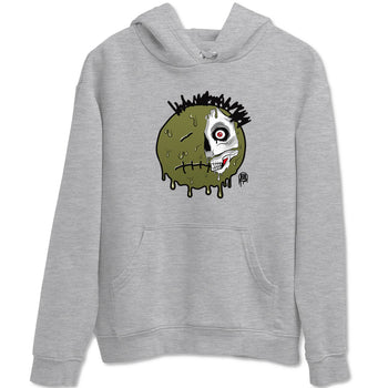 1s Travis Scott Medium Olive shirts to match jordans Dead Inside sneaker match tees Air Jordan 1 Travis Scott Medium Olive SNRT Sneaker Tees streetwear brand Heather Grey 2 unisex cotton tee
