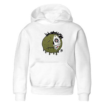 1s Travis Scott Medium Olive shirts to match jordans Dead Inside sneaker match tees Air Jordan 1 Travis Scott Medium Olive SNRT Sneaker Tees streetwear brand Baby and Youth White 2 cotton tee