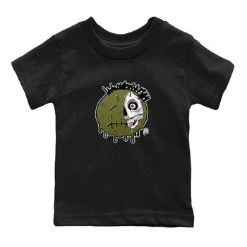 1s Travis Scott Medium Olive shirts to match jordans Dead Inside sneaker match tees Air Jordan 1 Travis Scott Medium Olive SNRT Sneaker Tees streetwear brand Baby and Youth Black 2 cotton tee