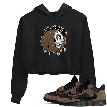 Jordan Jumpman Jack Travis Scott Dark Mocha shirts to match jordans Dead Inside sneaker match tees Jordan Jumpman Jack Travis Scott Dark Mocha SNRT Sneaker Tees streetwear brand Black 1 crop tee