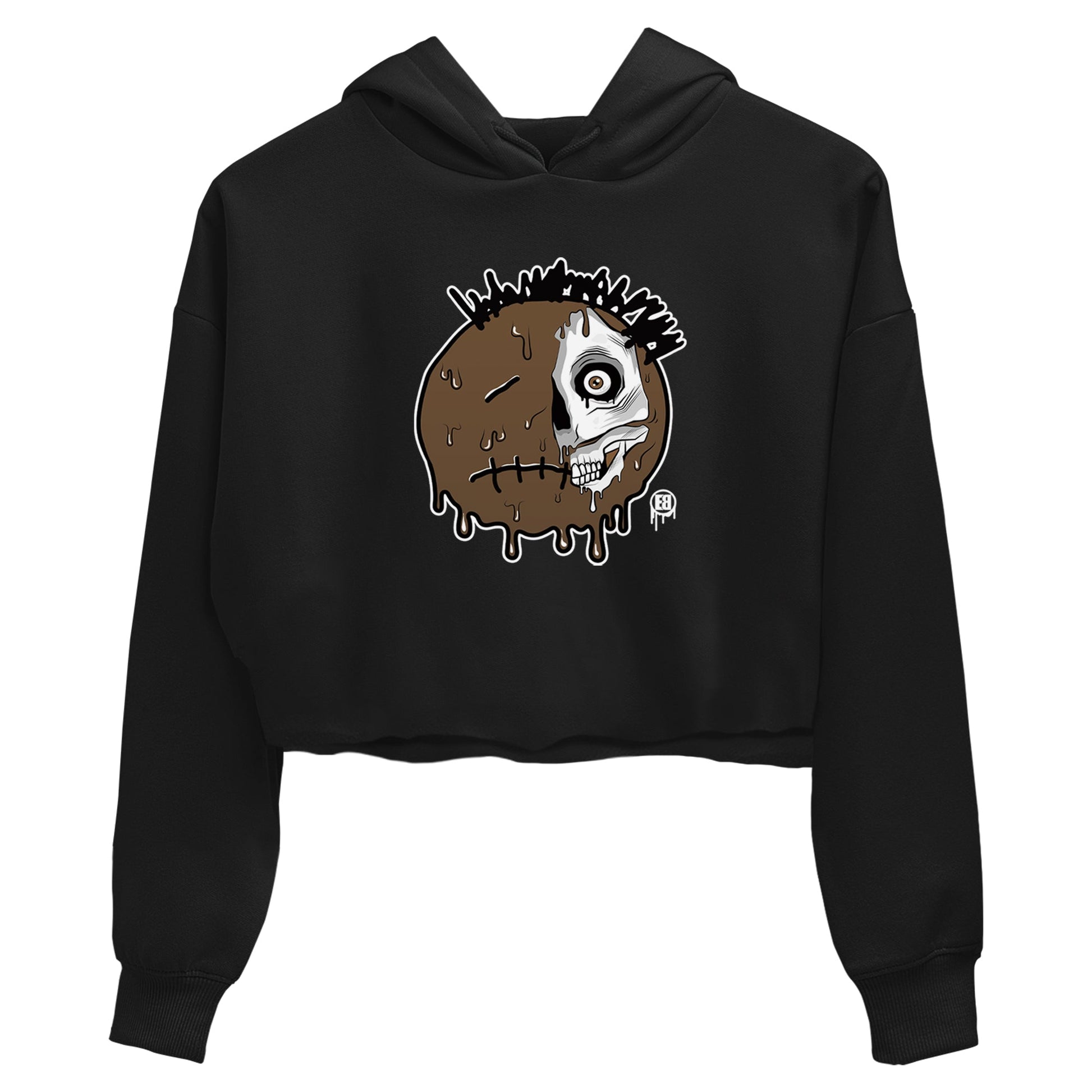 Jordan Jumpman Jack Travis Scott Dark Mocha shirts to match jordans Dead Inside sneaker match tees Jordan Jumpman Jack Travis Scott Dark Mocha SNRT Sneaker Tees streetwear brand Black 2 crop tee