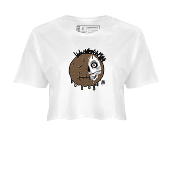 Jordan Jumpman Jack Travis Scott Dark Mocha shirts to match jordans Dead Inside sneaker match tees Jordan Jumpman Jack Travis Scott Dark Mocha SNRT Sneaker Tees streetwear brand White 2 crop tee