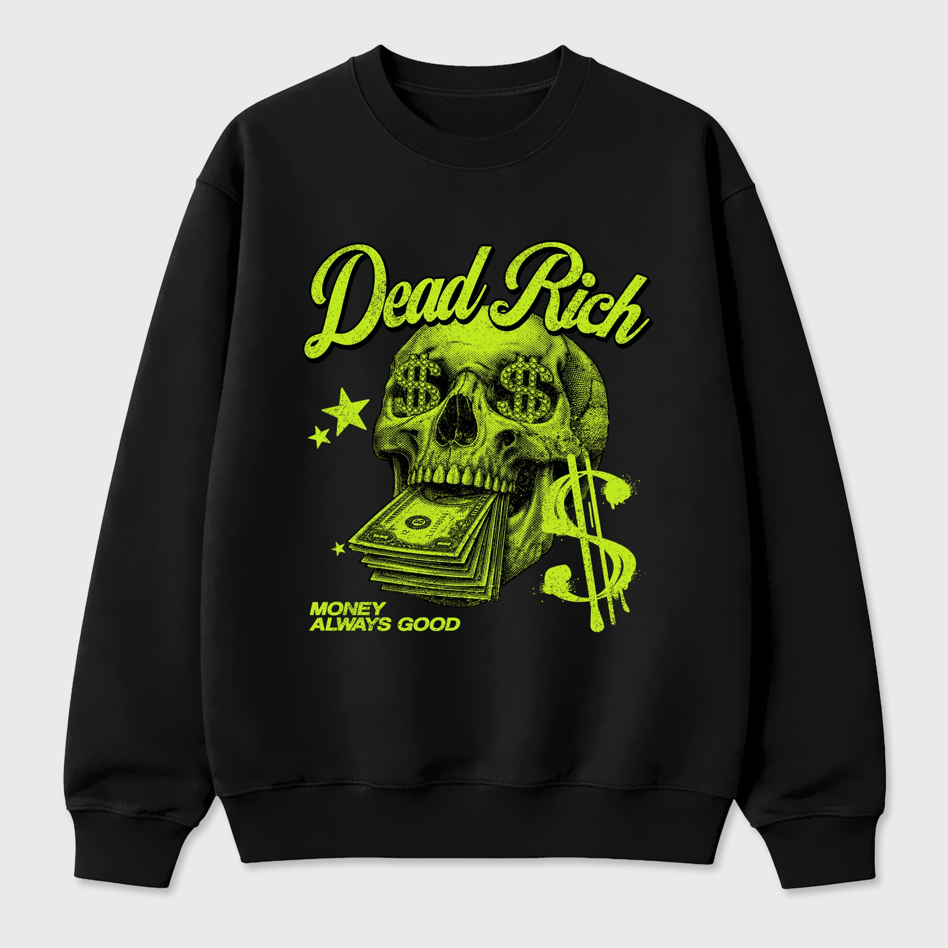 Sneaker match tees – Sneaker Tees To Match Air Foamposite Pro Black Shoes – Dead Rich Tee Black 2