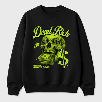 Sneaker match tees – Sneaker Tees To Match Air Foamposite Pro Black Shoes – Dead Rich Tee Black 2