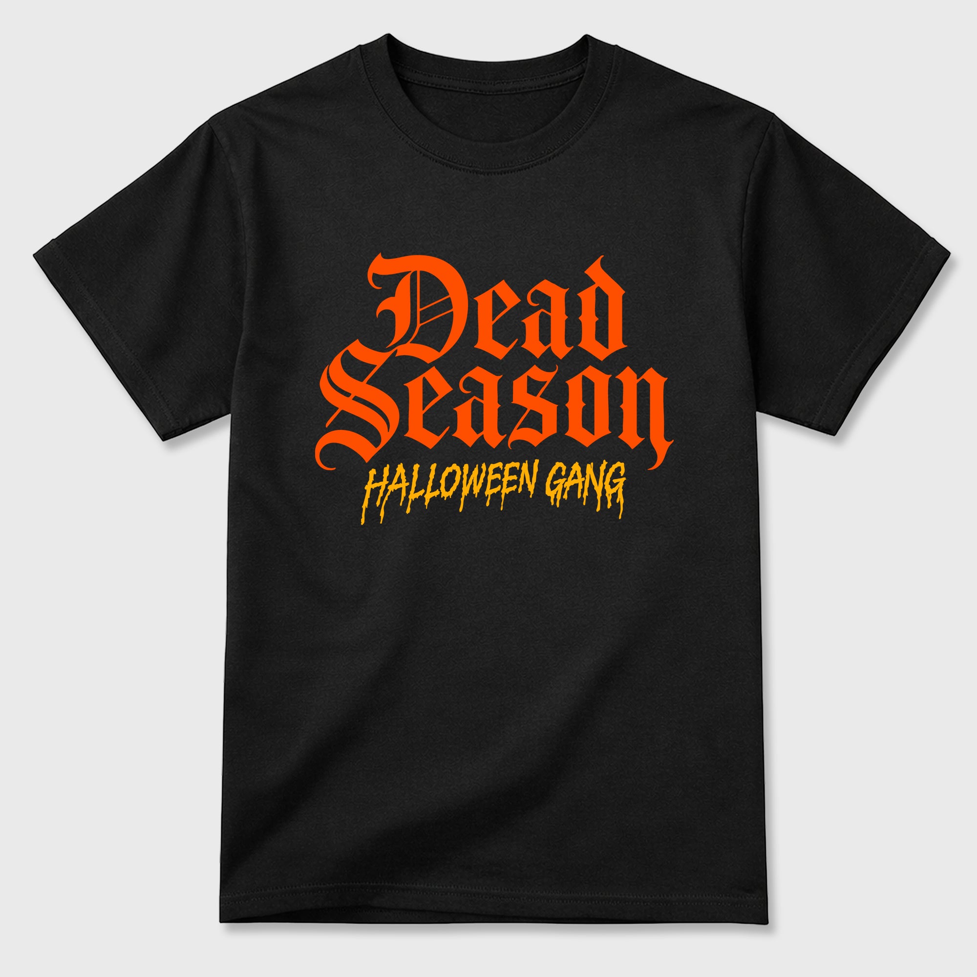 Dead Season Graphic T-Shirt featuring original streetwear artwork designed to match the Halloween. Black 2 Graphic T-Shirt.