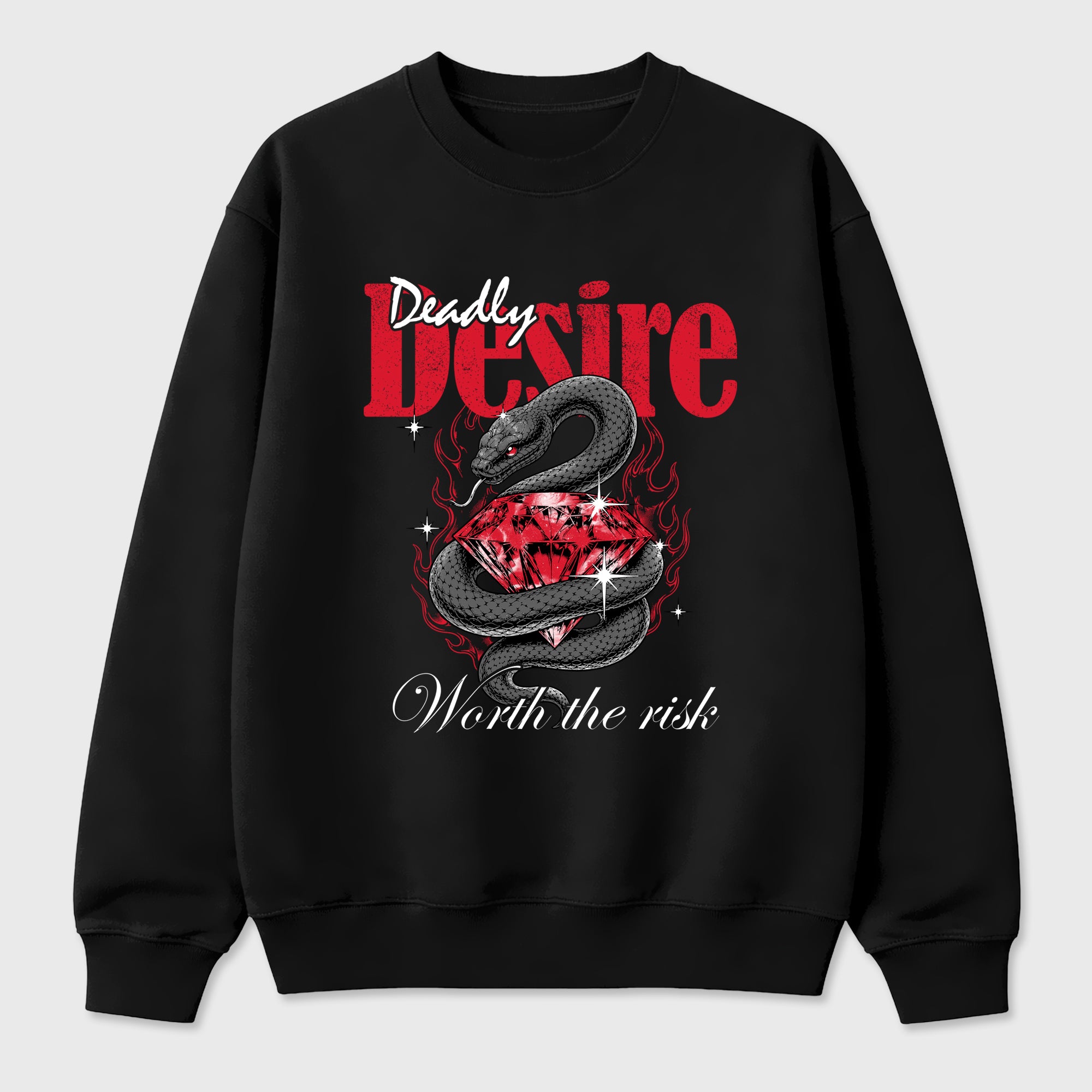 Deadly Desire Graphic T-Shirt featuring original streetwear artwork designed to match the Air Max 95 Reverse Solar Red. Black 2 Graphic Tee.