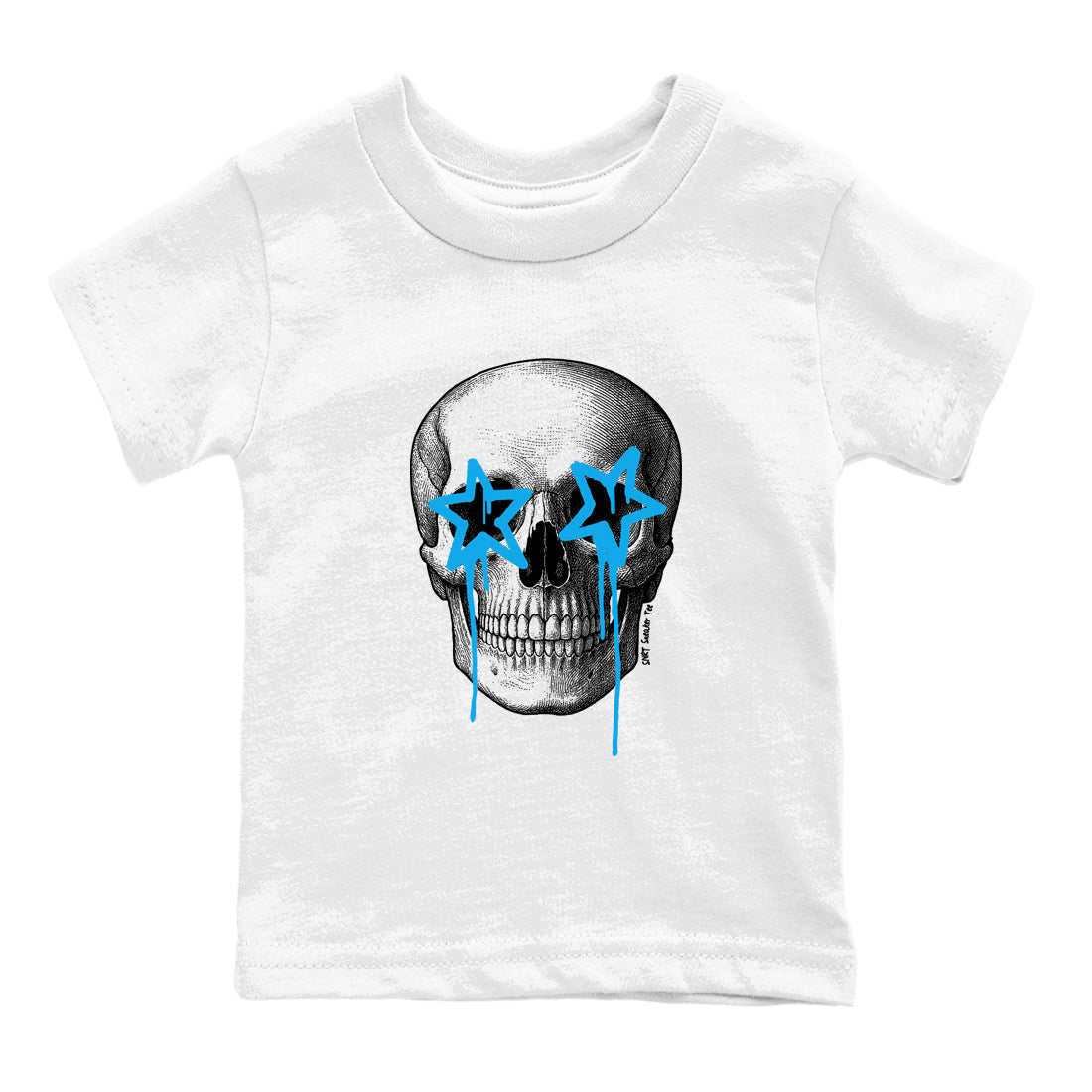 AJ1 UNC Reimagined shirts to match jordans Death Star sneaker match tees Air Jordan 1 UNC Reimagined shirts to match Jordan 1s SNRT Sneaker Tees Youth Baby White 2 tee