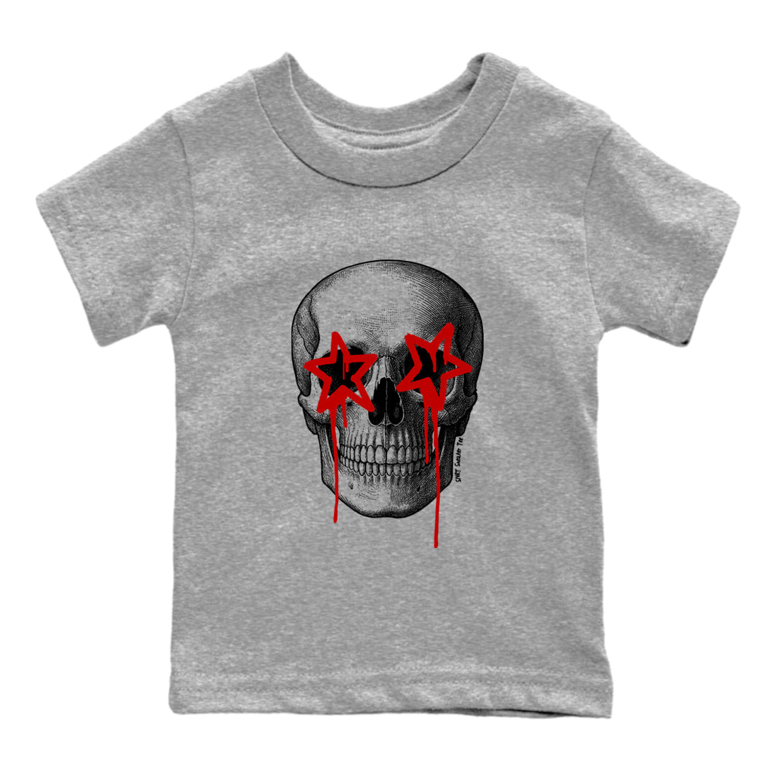Air Jordan 11 Bred shirts to match jordans Death Star sneaker match tees Air Jordan 11 Bred shirts to match Jordan 1s SNRT Sneaker Tees Youth Baby Heather Grey 2 tee