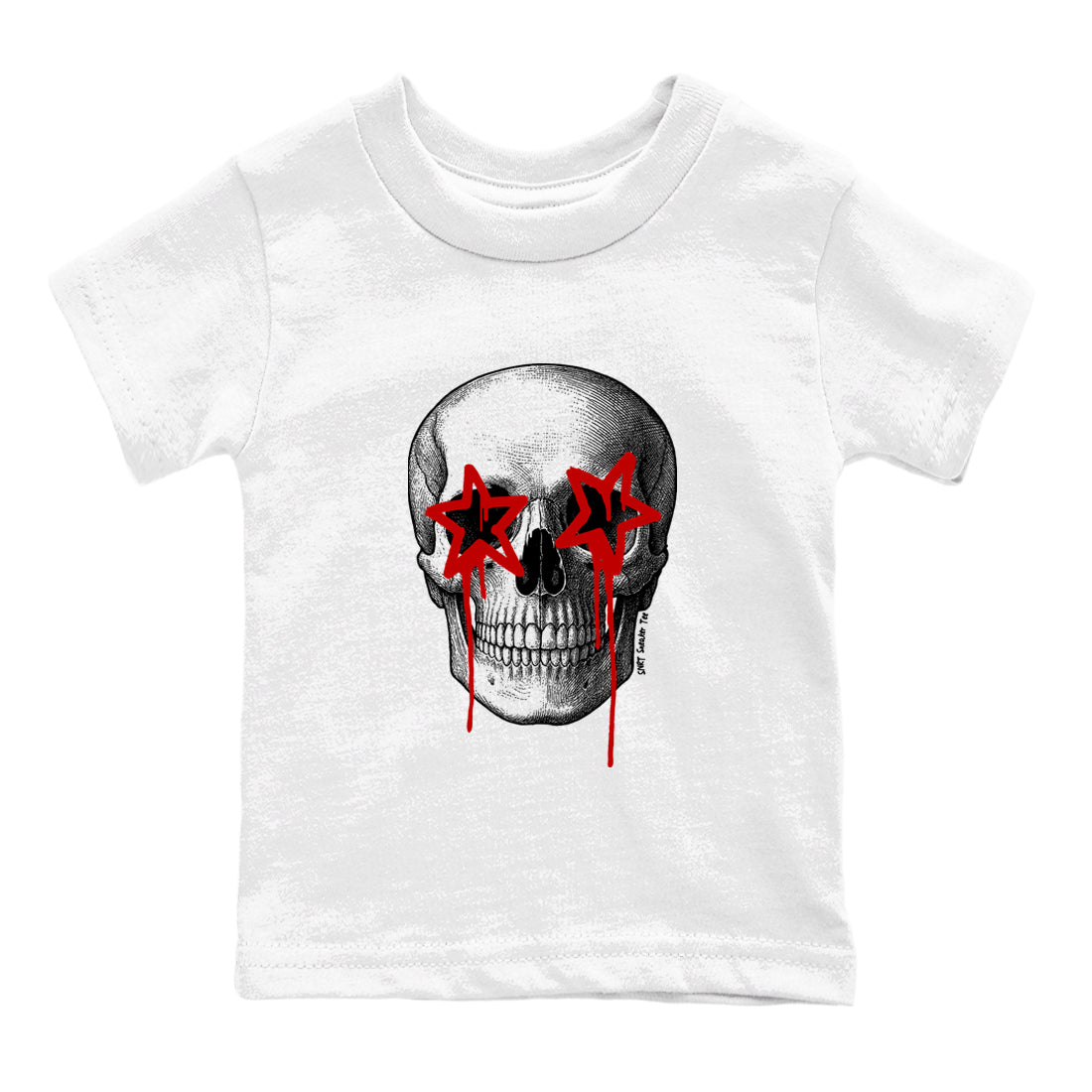 Air Jordan 11 Bred shirts to match jordans Death Star sneaker match tees Air Jordan 11 Bred shirts to match Jordan 1s SNRT Sneaker Tees Youth Baby White 2 tee