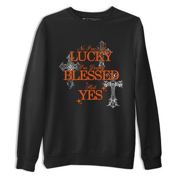 Deeply Blessed sneaker match t-shirt styled to complete your fit with the Air Jordan 1 Shattered Backboard sneakers, shown in Black 2.