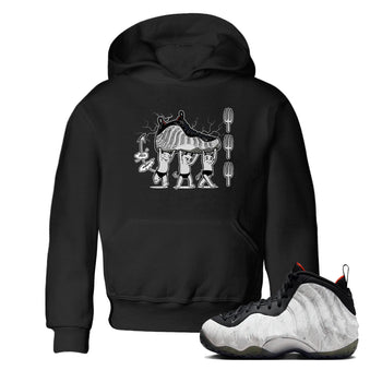 Foams One Jin shirts to match jordans Devil Babies sneaker match tees Air Foamposite One Jin match shoes to clothes SNRT Sneaker Tees Youth Baby Black 1 tee