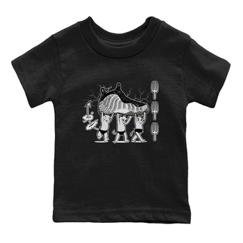 Foams One Jin shirts to match jordans Devil Babies sneaker match tees Air Foamposite One Jin match shoes to clothes SNRT Sneaker Tees Youth Baby Black 2 tee