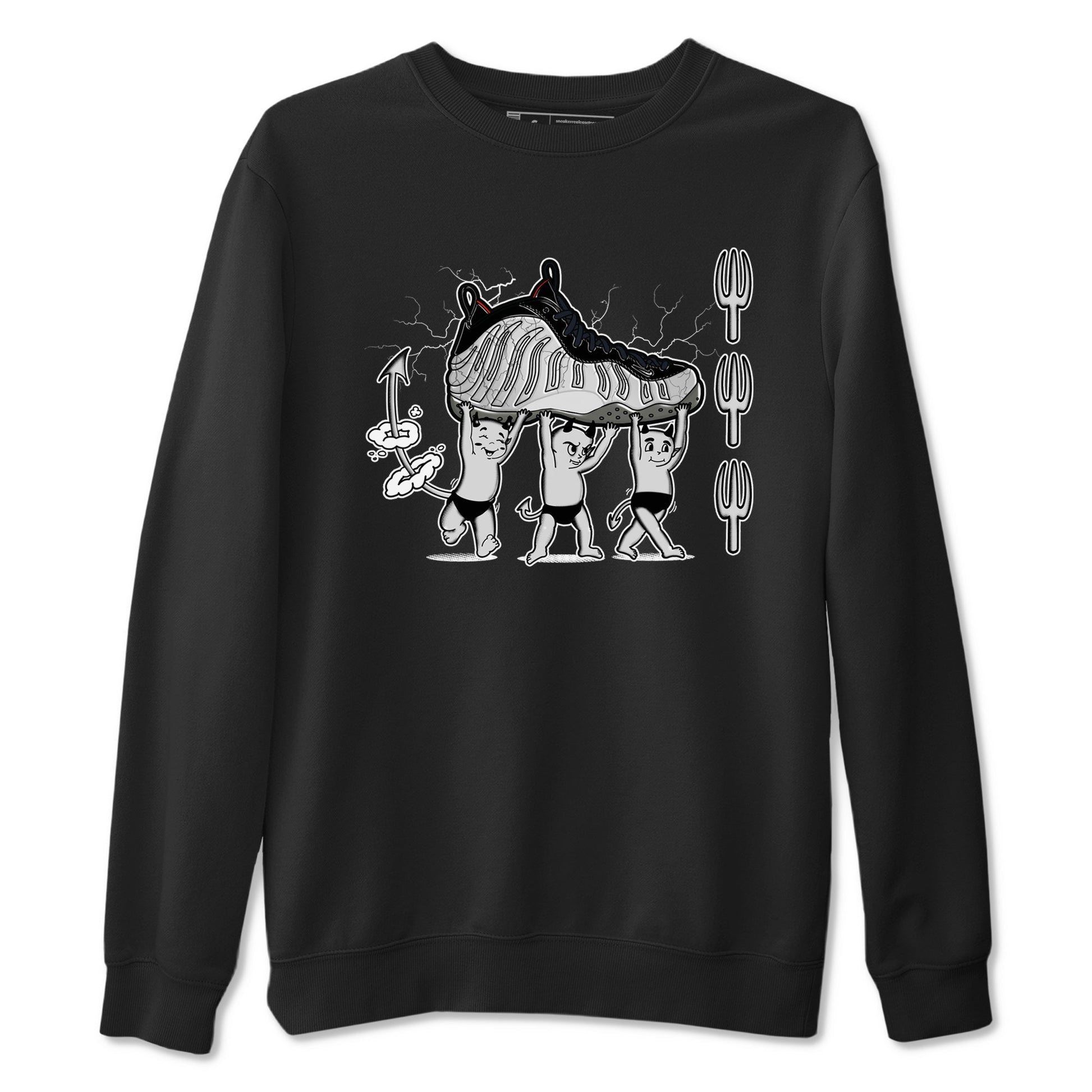 Foams One Jin shirts to match jordans Devil Babies sneaker match tees Air Foamposite One Jin match shoes to clothes SNRT Sneaker Tees unisex cotton Black 2 shirts