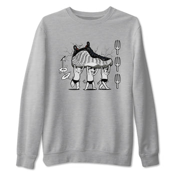 Foams One Jin shirts to match jordans Devil Babies sneaker match tees Air Foamposite One Jin match shoes to clothes SNRT Sneaker Tees unisex cotton Heather Grey 2 shirts