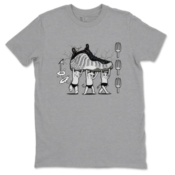 Foams One Jin shirts to match jordans Devil Babies sneaker match tees Air Foamposite One Jin match shoes to clothes SNRT Sneaker Tees unisex cotton Heather Grey 2 shirts