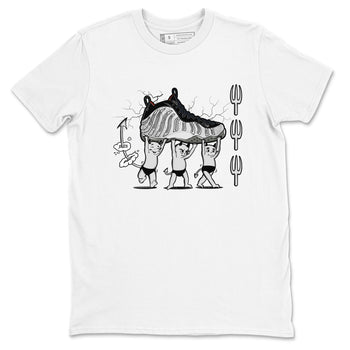 Foams One Jin shirts to match jordans Devil Babies sneaker match tees Air Foamposite One Jin match shoes to clothes SNRT Sneaker Tees unisex cotton White 2 shirts