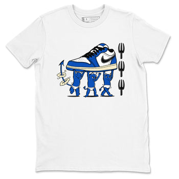 1s Game Royal shirts to match jordans Devil Babies sneaker match tees Air Jordan 1 Retro Low OG Game Royal match shoes to clothes SNRT Sneaker Tees unisex cotton White 2 shirts