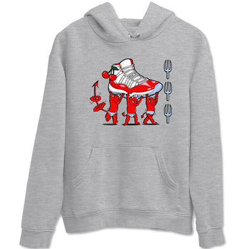 11s Cherry shirts to match jordans Devil Babies sneaker match tees Air Jordan 11 Retro Cherry match shoes to clothes SNRT Sneaker Tees unisex cotton Heather Grey 2 shirts