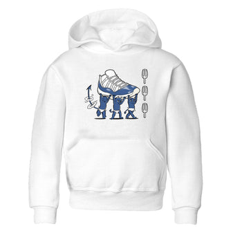 Air Jordan 11 Low Diffused Blue shirts to match jordans Devil Babies sneaker match tees 11s Diffused Blue SNRT Sneaker Release Tees Youth Baby White 2 crew neck shirts