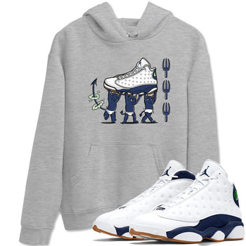 13s Midnight Navy shirts to match jordans Devil Babies sneaker match tees Air Jordan 13 Midnight Navy SNRT Sneaker Release Tees unisex cotton Heather Grey 1 crew neck shirts