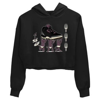 Air Jordan 3 A Ma Maniere Black shirts to match jordans Devil Babies sneaker match tees Air Jordan 3 A Ma Maniere x Black And Flat Pewter SNRT Sneaker Release Tees unisex cotton Black 2 Crop Shirts