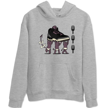 Air Jordan 3 A Ma Maniere Black shirts to match jordans Devil Babies sneaker match tees Air Jordan 3 A Ma Maniere x Black And Flat Pewter SNRT Sneaker Release Tees unisex cotton Heather Grey 2 crew neck shirts