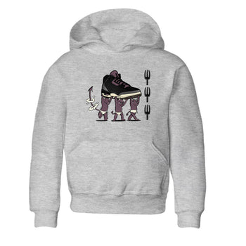 Air Jordan 3 A Ma Maniere Black shirts to match jordans Devil Babies sneaker match tees Air Jordan 3 A Ma Maniere x Black And Flat Pewter SNRT Sneaker Release Tees Youth Baby Heather Grey 2 crew neck shirts