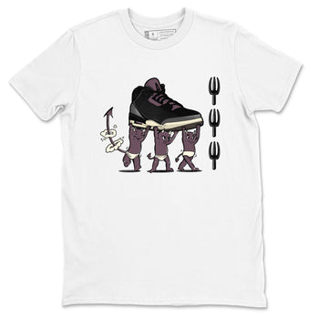 Air Jordan 3 A Ma Maniere Black shirts to match jordans Devil Babies sneaker match tees Air Jordan 3 A Ma Maniere x Black And Flat Pewter SNRT Sneaker Release Tees unisex cotton White 2 crew neck shirts