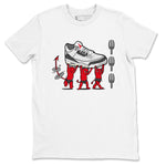 3s Cement Grey shirts to match jordans Devil Babies sneaker match tees Air Jordan 3 Cement Grey SNRT Sneaker Release Tees unisex cotton White 2 crew neck shirts