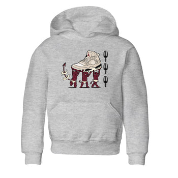 4s A Ma Maniere x Fossil Stone shirts to match jordans Devil Babies sneaker match tees 4s A Ma Maniere x Fossil Stone match shoes to clothes SNRT Sneaker Tees Youth Baby Heather Grey 2 tee