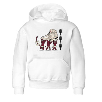 4s A Ma Maniere x Fossil Stone shirts to match jordans Devil Babies sneaker match tees 4s A Ma Maniere x Fossil Stone match shoes to clothes SNRT Sneaker Tees Youth Baby White 2 tee